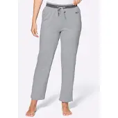Witt Stoffhose "Hose Dehnbund-Hose", Damen, Gr. 22/23, K-Gr, grau (grau, meliert, anthrazit), Sweatware, , Sportlich, Hosen Stoffhose