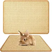 LTPRTZ Naturkrebse für Kaninchen 60x40cm | Gesunde Pfote- und Zahnhygiene | Spiel- und Schlafbereiche
