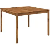 Syfax Gartentisch Natur 110 x 108,5 x 75 cm Massivholz Akazie