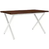 Syfax Live Edge Esstisch 140 x 70 x 75 cm Massivholz Akazie