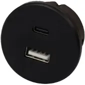 Hera USB-A + USB-C Steckdose