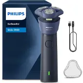 Philips Serie 2000 S2885 00 Herrenrasierapparat Rotationstrasierer Blau