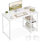 Merkloos Schreibtischplatte, umkehrbar, 100 x 48 cm, weiß