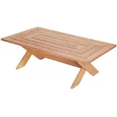 AEA Holz Couchtisch Gartenmöbel Moderne Kaffeetisch Tisch Terrassentisch