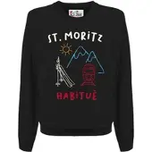 MC2 SAINT BARTH für Herren. HER0001 Schwarzer Heron-Pullover (XL), Lässig, Wolle