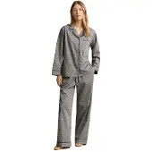Gant für Damen. 902634040 Marinemuster-Schlafanzug (XL), Heimtextilien, Baumwolle, Langarm