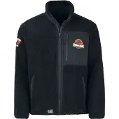 COTTON DIVISION Jurassic Park Übergangsjacke Herren Logo - Sherpa schwarz L