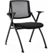 JVmoebel Ergonomischer Seminarstuhl mit atmungsaktivem Netzrücken und Armlehnen