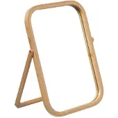 Merkloos Standspiegel Spiegel - Drehbar - 39 cm - Bambus - Mit Glas