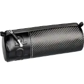 OEM Schlampermäppchen Carbonlook Kunstleder schwarz/silber 220x80x80 mm
