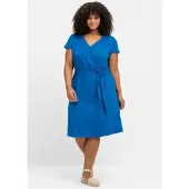 Sheego Jerseykleid in kobaltblau | Gr.: 50