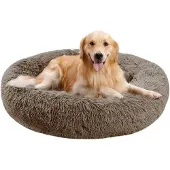 Dripio Rundes Haustierbett 70 cm, waschbar, rutschfest, für Katzen und Hunde
