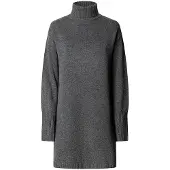 Pepe Jeans für Damen. PL9537915 Kleid Arika dunkelgrau (S), Lässig, Polyester, Langarm