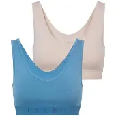 Falke Damen Bustier Daily Comfort, L, Mehrfarbig, Uni, Baumwolle