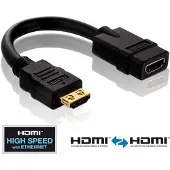PureLink PI030 HDMI/HDMI Adapter - PureInstall 0,10m
