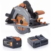 Evolution Power Tools R185CCSX-Li Kreissäge, kabellos, schienengebunden, bürsten