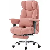 Dripio Ergonomischer Bürostuhl mit Fußstütze, verstellbar, Kunstleder, 360° drehbar