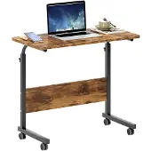Dripio Höhenverstellbarer Schreibtisch mit Rollen, 80x40 cm, bis 35 kg