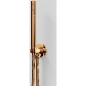 Steinberg Serie 100 Handbrausengarnitur mit integriertem Brauseanschlussbogen, Stabhandbrause, 1001670RG
