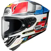 Shoei X-SPR Pro Proxy TC-10 Integralhelm Unisex Fiberglas weiß, 2XL
