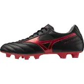 Mizuno Herren Fußballschuh Morelia II Club FG - P1GA2508, Farbe:schwarz/rot, Herren Schuhe:39