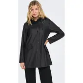 ONLY Damen Regenjacke ONLElisa Regen-Mantel mit Kapuze 15261734 Black XL