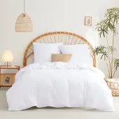 Merkloos Bettwäsche-Set, 260 x 240 cm - Weiß