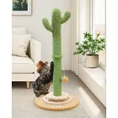 Dripio Kratzbaum Katze Kaktus grün mit Spielzeug, Sisal, 80 cm