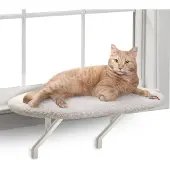 Dripio Katzenfenster-Hängematte, Fleece, 35,5 x 61,5 cm, ungeheizt