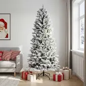 Syfax Künstlicher klappbarer Weihnachtsbaum 210 cm PVC und PE