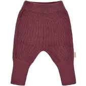 Sterntaler Stoffhose "Strickhose", Jungen, Gr. 56, EURO, rot (quarzrosa), Hosen Stoffhose