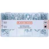 Black & Decker Set von Augenschrauben 151 Stücke
