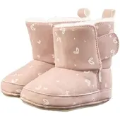 Sterntaler Babystiefel "Baby Stiefel Herz", Baby, Gr. 20, rosa (samtrosa), Schuhe Babystiefel