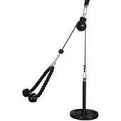 Merkloos Kabelzug Trizeps Seilzug Latzug - Tragbar - bis 100 kg - 12-teilig