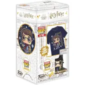 Funko POP! Pocket Pop! & Tee: Harry Potter - Holiday Harry - Für Kinder - Medium - T-Shirt - Kleidung mit Vinyl-Minifigur Zum Sammeln - Geschenkidee - Spie
