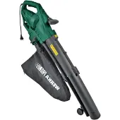 LTPRTZ Laubbläser-Staubsauger – 3-in-1 Gartenmaschine – Einfache Gartenpflege – Mit Rädern – 35 Liter Auffangbehälter – Grün-Schwarz