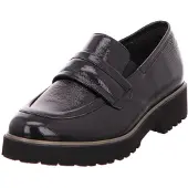 Semler Elena Knautsch-Lack Slipper Schwarz in Gr. 38.5