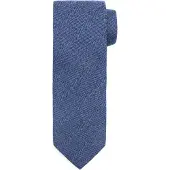Suitable Krawatte Wolle/Seide Fischgrätenmuster Indigo