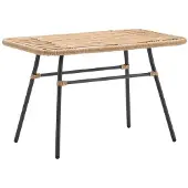 AEA Couchtisch Beige Kaffeetisch Beistelltisch Designertisch Terrassentische