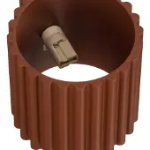 Sollux Wandleuchte Aura, terrakotta, Ø10cm, G9, up/down, Aluminium