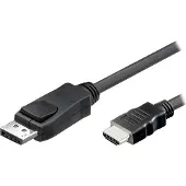 Techly EFB ICOC-DSP-H-050 Konverterkabel DisplayPort 1.1 auf HDMI, schwarz, 5 m ICOCDSPH050