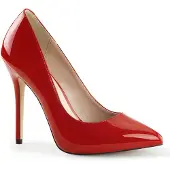 Pleaser AMUSE-20 Damen Pumps von , Rot , EU 36, US 6