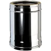 Bertrams Teleskoprohr / Edelstahlkamin - 200 / 150 - silber
