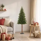Syfax Künstlicher klappbarer Weihnachtsbaum 150 cm PVC und Metall