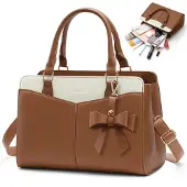Merkloos Solidchoice – Damenhandtasche aus Kunstleder mit kompaktem Fassungsvermögen