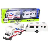 Leantoys Metallteile Camper + Caravan Fahrzeugset