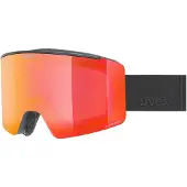 Uvex - Skibrille/Snowboardbrille - Ignite FM Black Mirror Red (S2) - schwarz