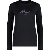Mons Royale Yotei Merino Classic Long Sleeve, Skiunterhemd, Damen, schwarz