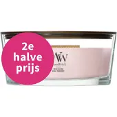 Woodwick Rose Blush Duftkerze mit Holzdocht 453.6 g