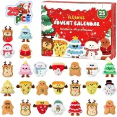 Merkloos Süßer Plüsch-Adventskalender für Kinder